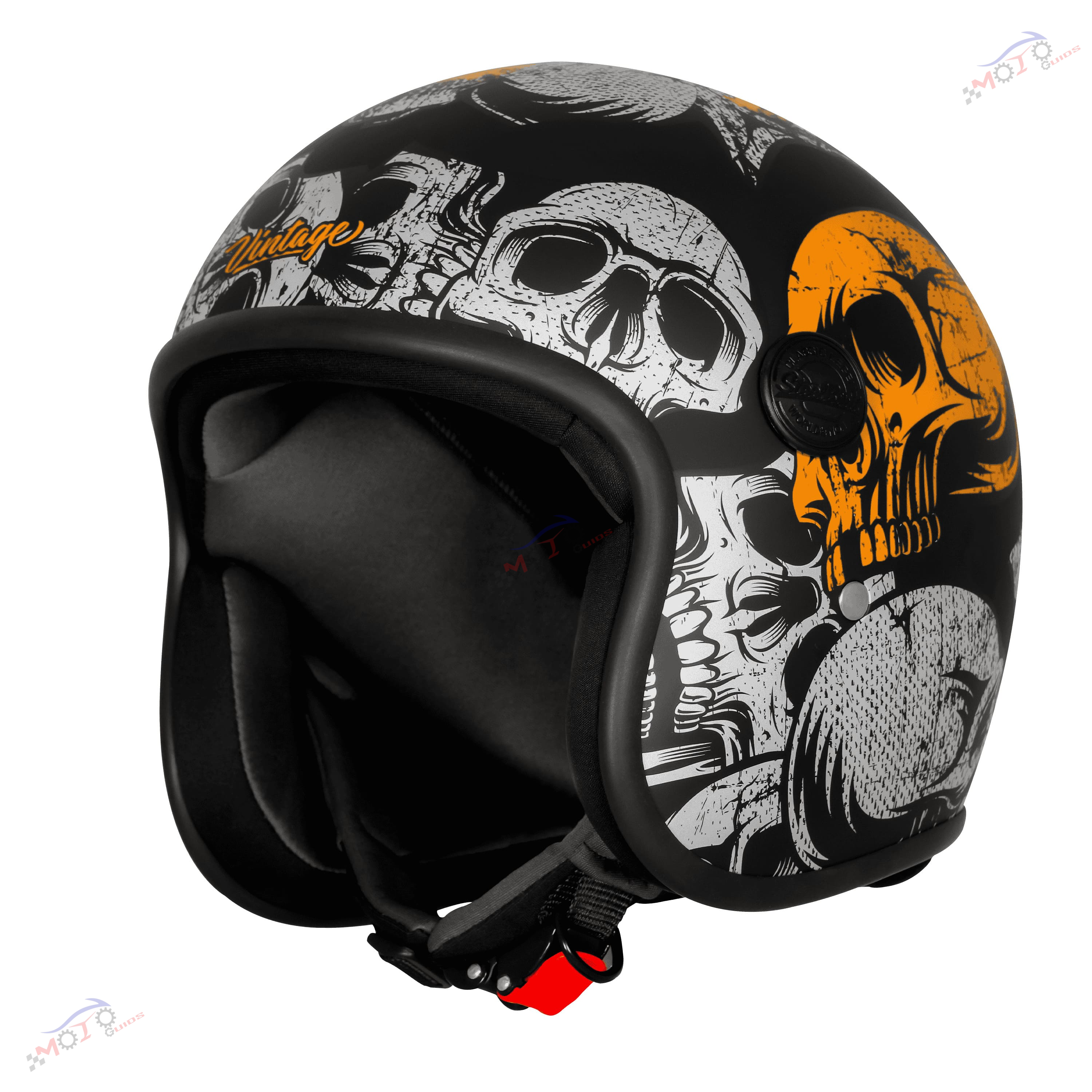 SBH-55 VINTAGE SKULL WITHOUT VISOR